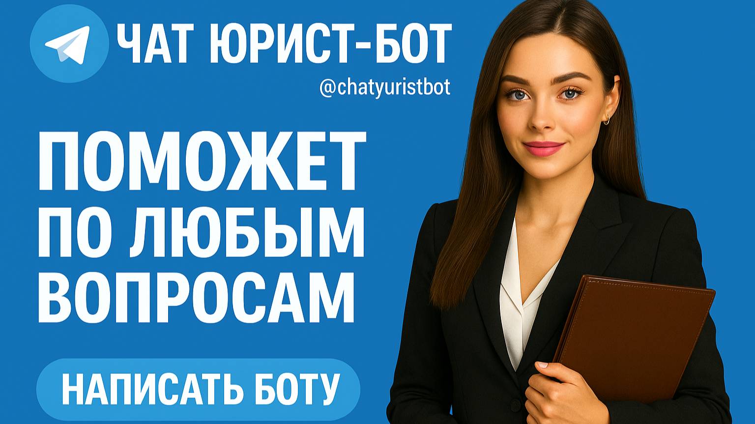 Не обращайся к юристам, пока не попробуешь наш бесплатный сервис! ЧАТ ЮРИСТ-БОТ 👩🏼⚖️ - в Телеграм