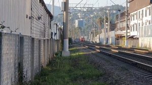 поезда на переходе возле моря (Часть 2)