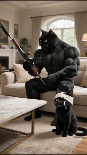 Смешная анимация котиков🐱❤️