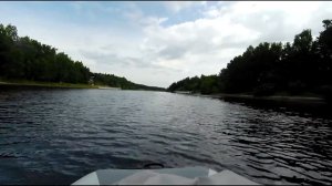 Прогулка по воде на лодке КАСАТКА 385 от компании ПОСЕЙДОН и мотор HONDA 20