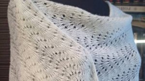 Палантин ручной деккеровкой узор 'Павлиний хвост' #маринабехтер