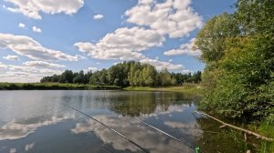 Рыбалка на карася. Обед с бурундуками.