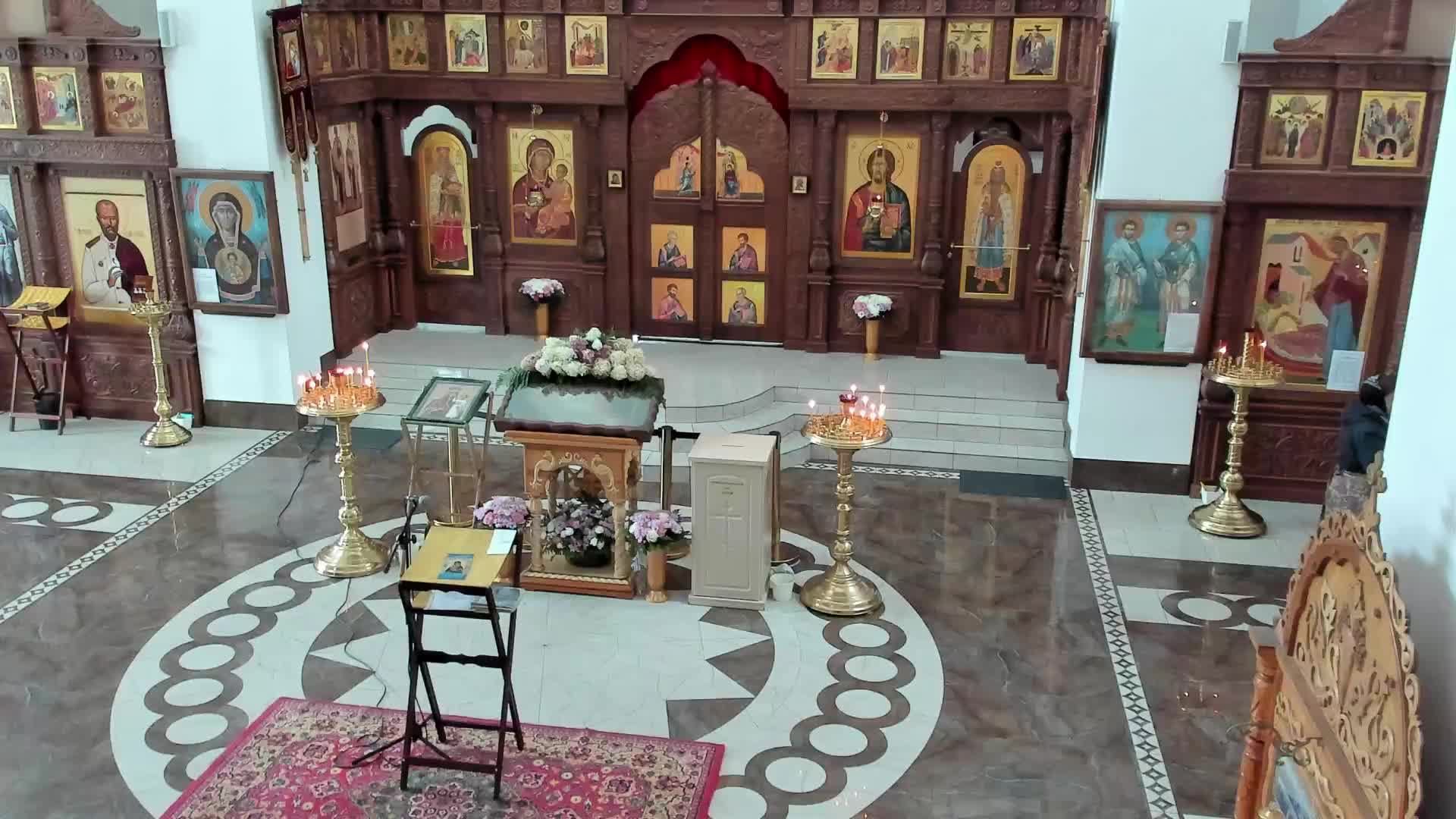 Чтение акафиста Богородице за воинов в храме свв. Космы и Дамиана 31.08.2025г. смотреть онлайн