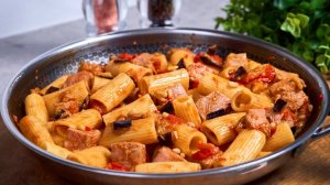 Таких вкусных макарон вы еще не ели! Я хочу есть такой ужин каждый день! Очень быстро и просто!