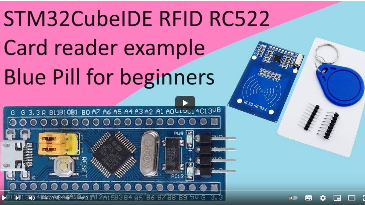 88. STM32CubeIDE RFID RC522 Module with STM32F103C8T6 смотреть онлайн