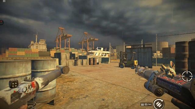 Zombie Harbor - Первый взгляд стрелялки зомби боевой (android) смотреть онлайн