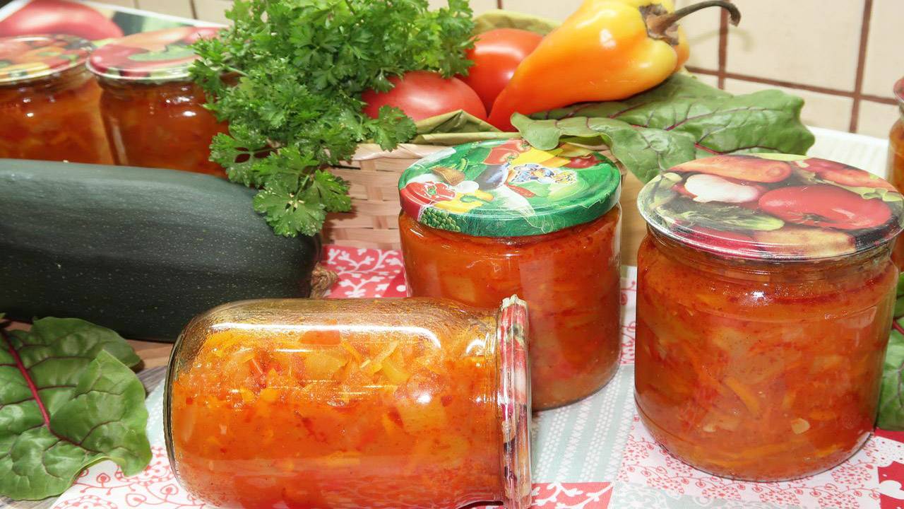 Салат из кабачков Анкл Бенс на зиму смотреть онлайн