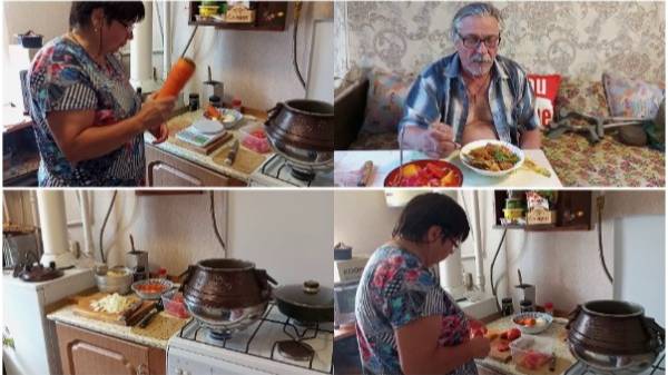 На пенсии в деревне. Виталий и Зоя