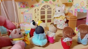Sylvanian families 20 серия-"Николай, Таня и Исла в школе"