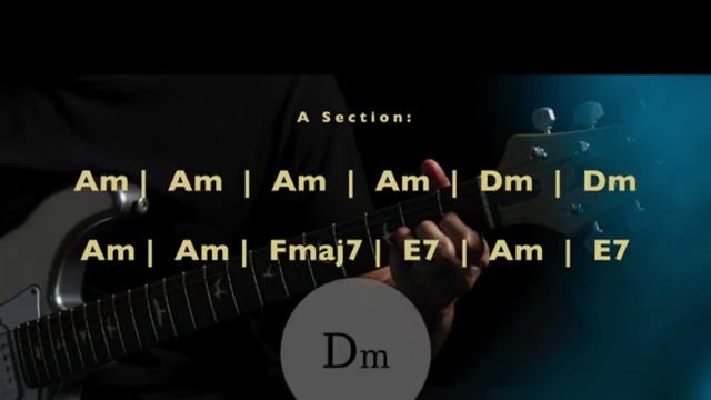 Clapton Style Blues Groove Guitar Backing Track in Am смотреть онлайн