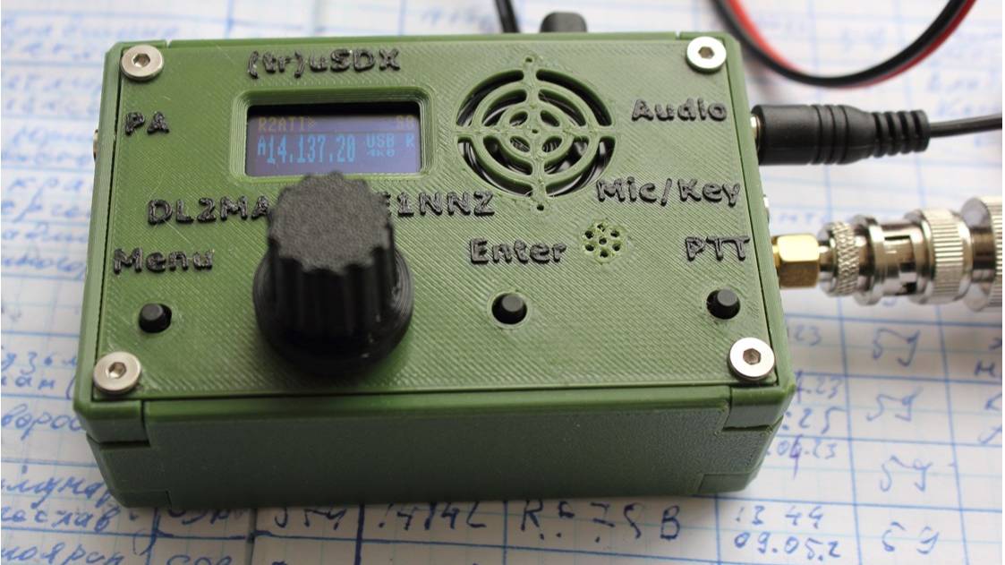 Маленькое чудо с AliExpress трансивер DL2MAN  PE1NNZ tr uSDX