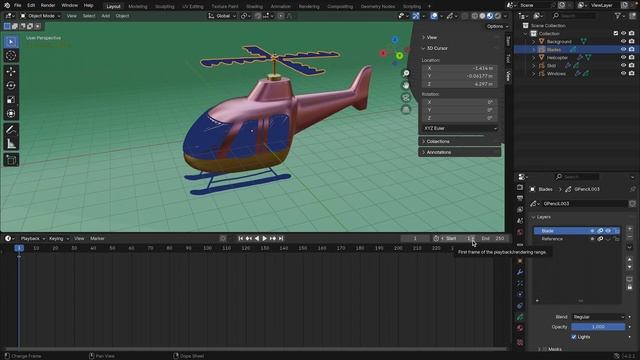 12_Drawing and Animating Rotor Blades