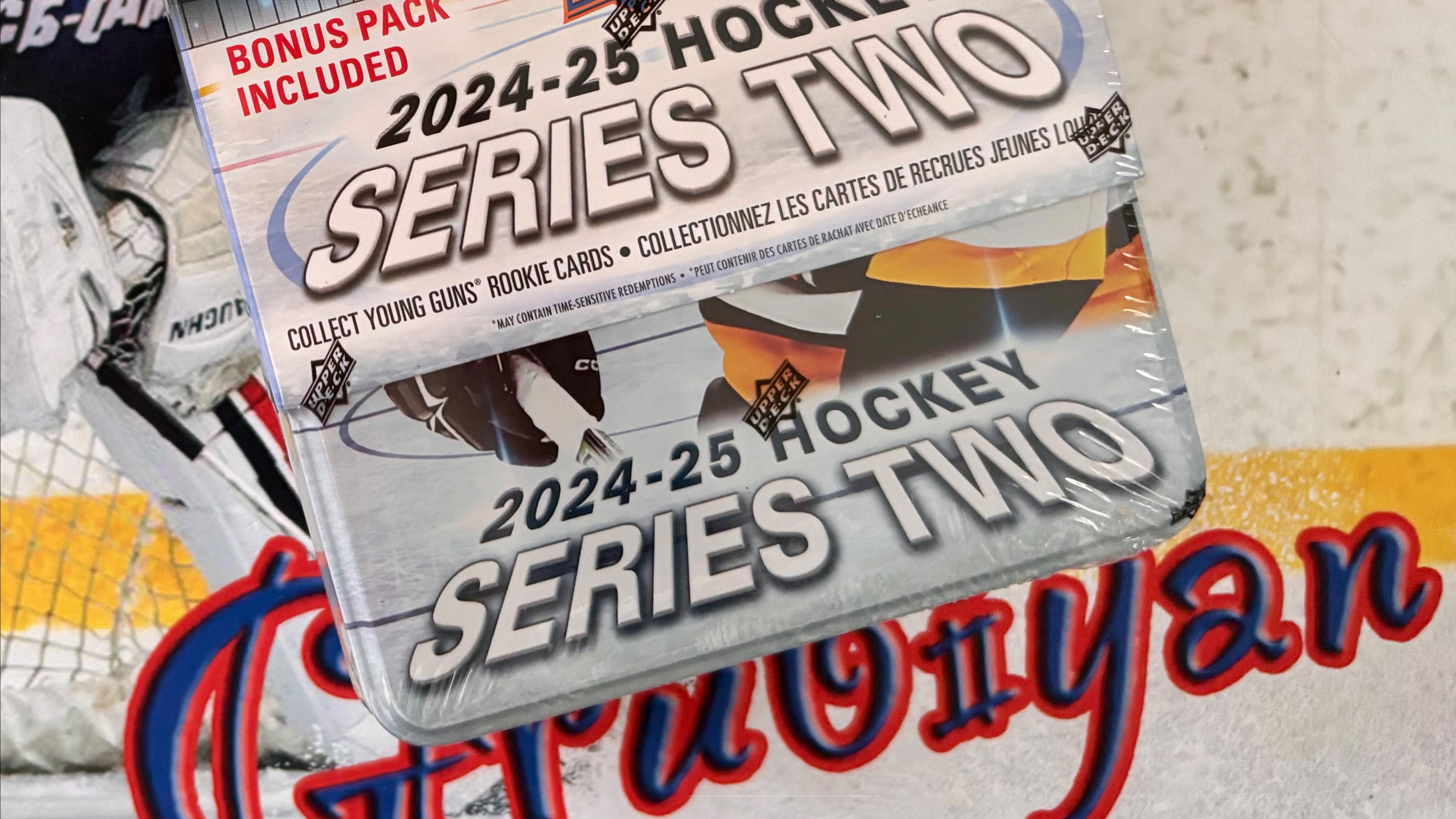 Бокс-Брейк 2024/25 Upper Deck Series 2 Hockey Tin Box #5_Аукцион смотреть онлайн