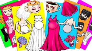 БЕРЕМЕННАЯ СВАДЬБА В СТИЛЕ БРЕЙНРОТ! Балерка Каппучина и Эспрессо Синьора — стикербук!