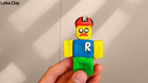 Как слепить Роблокс из пластилина часть 2 / Роблокс из пластилина / Игра Roblox из пластилина