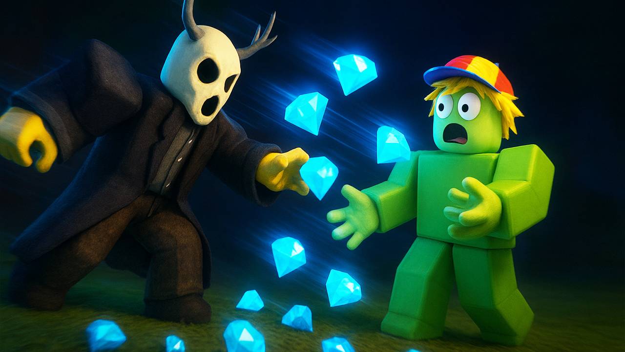 ФАРМ АЛМАЗОВ! 2x АЛМАЗОВ в 99 НОЧЕЙ В ЛЕСУ в РОБЛОКС смотреть онлайн