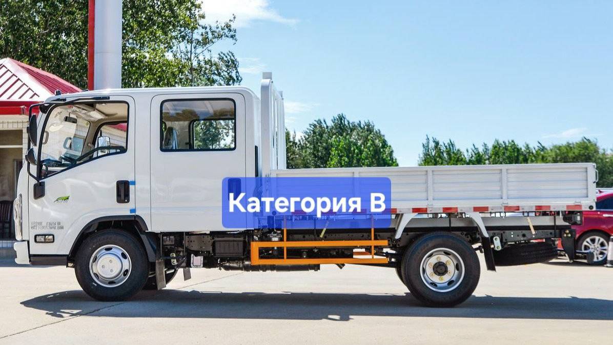 Isuzu Elf EC5 двухкабинный грузовик категории В смотреть онлайн