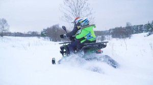 СНЕГОЦИКЛ! ТЕСТ- ДРАЙВ. Гусеничный снегоцикл на базе Motax Grizlik. ЧТО НУЖНО ЗНАТЬ О НЕМ？