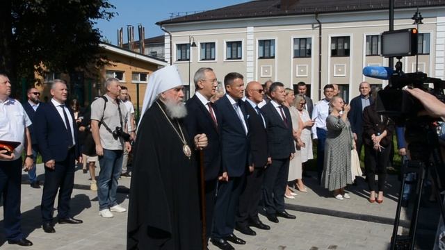 Гимн России на открытии Технического колледжа «Логос» (Русский формат)