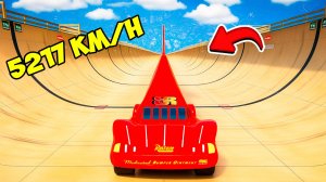 СПУСК БЕЗ ТОРМОЗОВ НА ДЛИННОМ ЛИМУЗИНЕ МОЛНИЯ МАККУИН В ГТА 5! ЭКСПЕРИМЕНТ В GTA 5 ОНЛАЙН