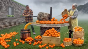 Нежная баранина, вымоченная в свежем апельсиновом соке! Древний метод отжима