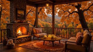 Осенний Джаз у Камина 🍁🔥 Музыка для Работы и Отдыха