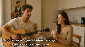 "Любовь моя будет с тобою всегда" песня на авторские стихи