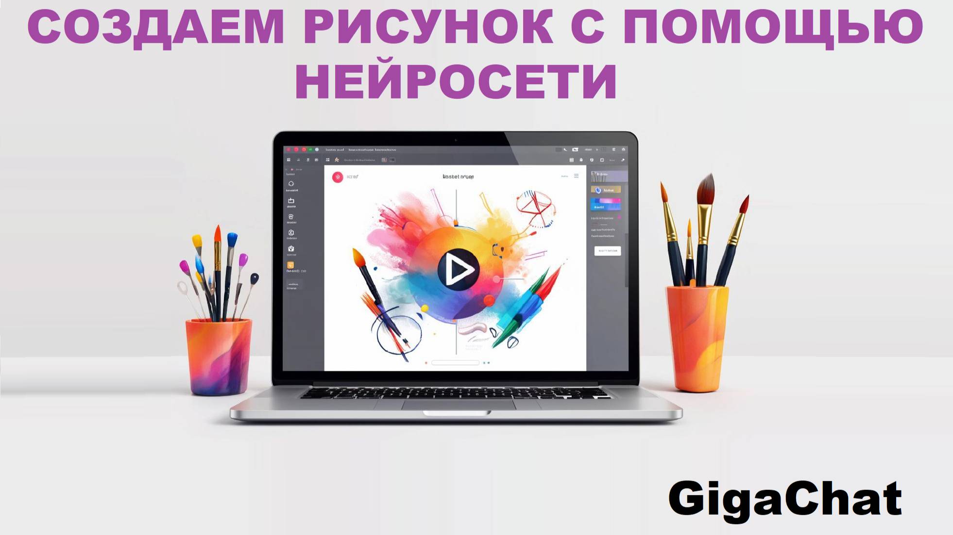 Создаём, наполняем и редактируем рисунок в GigaChat смотреть онлайн