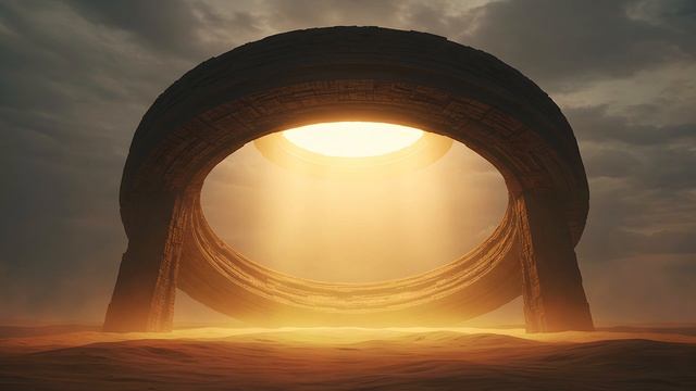 GATEWAY ｜ Dark Dystopian Ambient ｜ Alien World Soundscape ｜ Dystopian Ambience, Background-(1080p25)