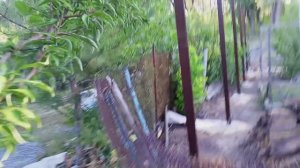 Забетонировал столбы под забор между соседями .