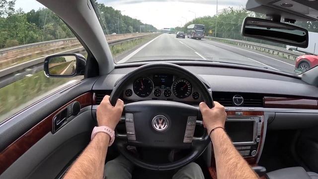 Volkswagen Phaeton 2008 [3.0 л. TDI 235 л.с.] POV Test Drive смотреть онлайн