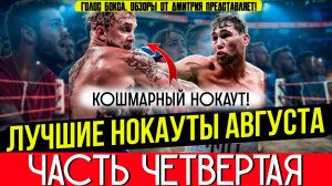 Бокс. ЛУЧШИЕ НОКАУТЫ 2025 года! Август, часть четвертая