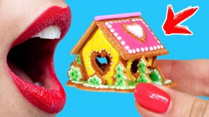 Делаю миниатюрный пряничный домик для Барби!