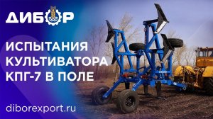 Испытания культиватора-глубокорыхлителя КПГ-7 «Дибор». Заглубили на 30 см.