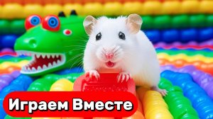 ОПАСНЫЙ ЛАБИРИНТ С МОНСТРАМИ И ЛОВУШКАМИ ДЛЯ УМНОГО ХОМЯКА 🐹 ВИДЕО ДЛЯ ДЕТЕЙ