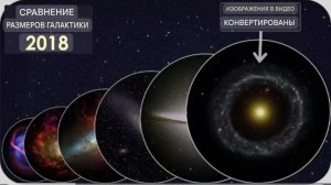 Сравнение размеров галактик