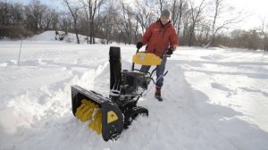 Обзор гусеничного снегоуборщика HUTER SGC 8100 C