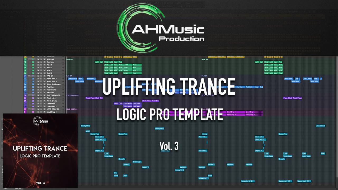 Uplifting Trance Logic Pro Template Vol.3
