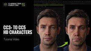 Как превратить персонажа из CC3+ в HD-героя уровня кино? | Character Creator 5 туториал