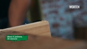 Пила цепная WORTEN 2x3.0Ач 21В шина 6 дюймов с автоматической подачей масла  IM КА-90000598