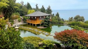 Японский сад в парке "Айвазовское" в Крыму