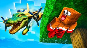 😱 МЫ СПРЯТАЛИСЬ ОТ БОМБАРДИНО… НО ОН НАШЁЛ НАС! МАЙНКРАФТ