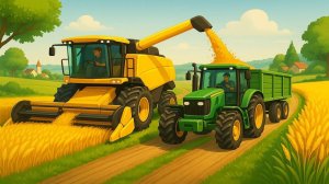 Мультики про фермерскую технику, мультфильмы про машинки и грузовики | Мультики Развивашки