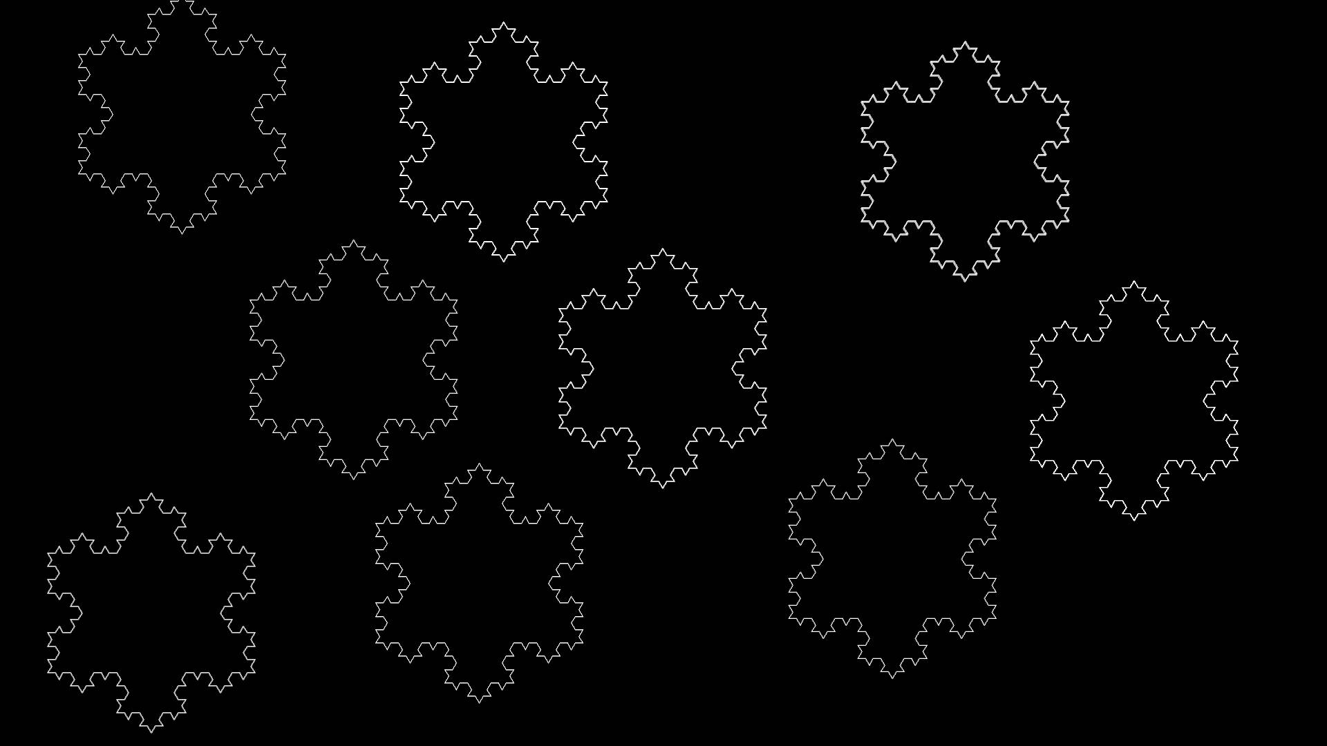 Снежинка Коха на python. #python #фрактал #снежинкакоха #узоры #геометрия смотреть онлайн