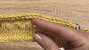 ЭЛАСТИЧНОЕ ЗАКРЫТИЕ ПЛАТОЧНОГО ВЯЗАНИЯ СПИЦАМИ