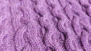 Колосок из 9 петель на вязальной машине