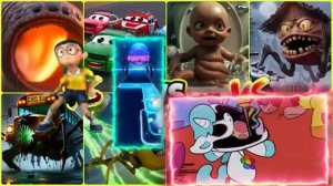 8 Монстров, выполняющих задание - Вращающееся колесо 30