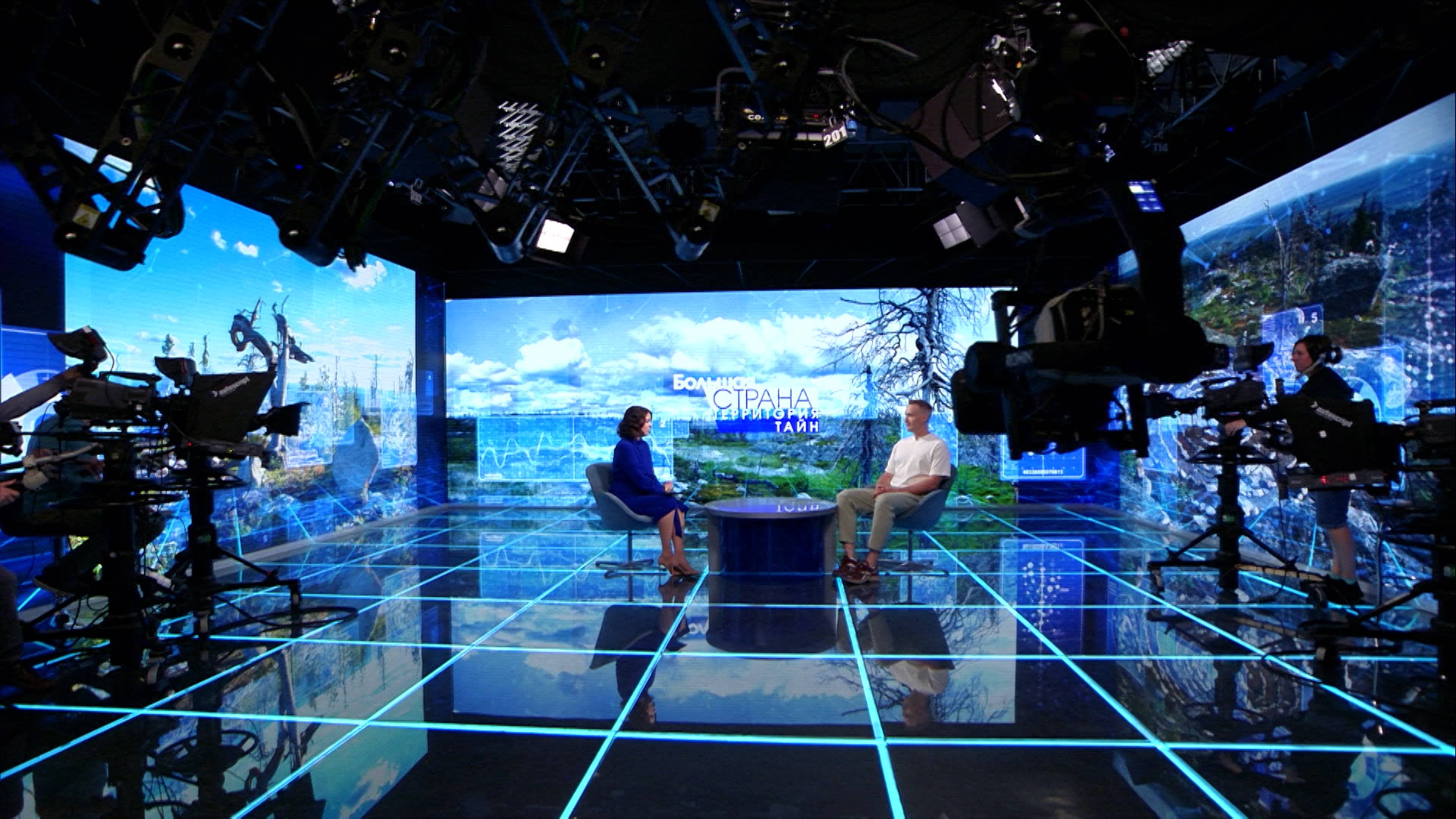 Съёмка программы на ТВ канале