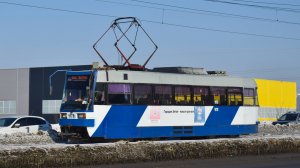Трамвай Tatra B3DM КВР Барнаул-1178. Покатушки по Барнаулу.