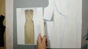 Моделирование. Сарафан. Уроки моделирования для начинающих. Выкройка № 330.